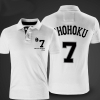 Slam Dunk Miyagi Ryota Polo Shirts Black Polo Shirt For Men