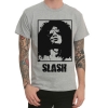 Slash Guns N' Roses Tee Heavy Metal Band T-Shirt Gray