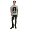 Camiseta Slash Guns N 'Roses Tee Heavy Metal Band gris