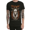 T-shirt da rocha do metal pesado do slipknot para homens