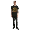 Slipknot Print Heavy Metal Rock T-Shirt Black