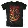 T-shirt do Slipknot nós camisas da faixa de metal