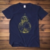 Star Wars a força desperta o t-shirt dos robôs BB8