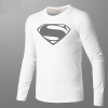 Superman Mens manga comprida camiseta