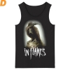 Sweden Metal Sleeveless Graphic Tees In Flames Tank Tops