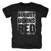 Ugust Burns Red T-Shirt Hard Rock Metal Punk Band Graphic Tees