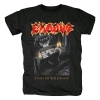 Tricou din metal metalic din Marea Britanie Exodus personalizat al tricoului blestemat