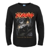 İngiltere Metal Grafik Teed Exodus Band Tempo Lanetlenmiş Tişört