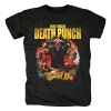 Unique Five Finger Rock T-Shirt Death Punch Got Your Six Dateback Tee Shirts