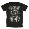 Unique Machine Head Giant Head Tee Shirts California Hard Rock T-Shirt