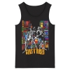 Us Hard Rock Sleeveless Graphic Tees Unique Guns N' Roses Tank Tops