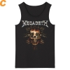 Nás Megadeth Tank Tops Metal Rock bez rukávov košele