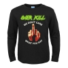 Nós banda de metal tees qualidade overkill fuck you t-shirt