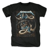 Us 메탈 락 그래픽 티셔츠 메탈리카 밴드 티셔츠
