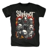 Tricou cu tricou în bandă metalică, cu tricou Slipknot