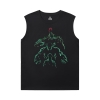 Hulk Tees Marvel เสื้อยืดแขนกุดพิมพ์ลาย Avengers สําหรับผู้ชาย