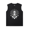 Undertale Mens Designer Sleeveless T Shirts Personalised Annoying Dog Skull Shirt