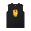 As camisetas dos Vingadores marvel homem de ferro masculino de mangas para academia