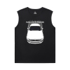 Racing Car Tee Shirt Cotton Ford Sleeveless Camisetas Impressas Mens