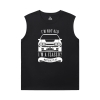 Racing Car Tee Shirt Cotton Ford Sleeveless Running T Shirt