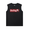 Darling In The Franxx Black Sleeveless T Shirt Mens Anime T-Shirts