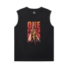 One Punch Man T-Shirt Vintage Anime Sleeveless Crew Neck T Shirt