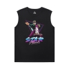 Vintage Anime Kujo Jotaro Shirts JoJo's Bizarre Adventure Men'S Sleeveless Muscle T Shirts