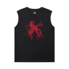 JoJo's Bizarre Adventure Negru Sleeveless Shirt Men Anime Kujo Jotaro Tee Shirt