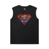 Camisetas sem mangas do Super-Homem, camisetas de algodão da Liga da Justiça Tees de Super-Herói