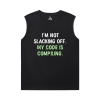 Quality Tshirt Geek Programmer Round Neck Sleeveless T Shirt