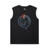 Black Widow T-Shirts Marvel The Avengers Sleeveless T Shirt Black