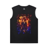 The Avengers Tshirt Marvel Black Widow Men'S Sleeveless T Shirts Cotton