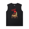 Deadpool Sleeveless T Shirts Men'S For Gym Marvel Tees