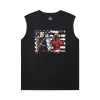 Marvel Deadpool Tee Sleeveless T Shirt Negru