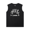 Car Black Sleeveless T Shirt Cool Jeep Tee Shirt