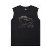 T-shirts de voiture Personnalisé Jeep Black Sleeveless Shirt Hommes