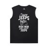 Camisa de carro de corrida Algodão Jeep Boys Camiseta sem Mangas