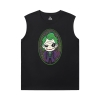 Le magliette dei supereroi Batman Joker Mens Sleeveless Tshirt