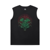 Camisas de Algodão Necronomicon Cthulhu Mythos camiseta sem sleevless para homens