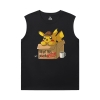 Quality Tshirts Pokemon Sleeveless Printed T Shirts Mens
