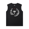 Undertale Boys Sleeveless T Shirts Quality Annoying Dog Skull T-Shirts