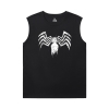 Venom Mænds ærmeløse T-shirts Bomuld Marvel Tees