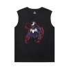 Camisa da Camisa da Marvel Venom Mens Camisetas sem Mangas