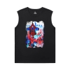 Marvel Spiderman Tee Shirt Spider-Man: Homecoming Sleeveless Trykt T Shirts Herre