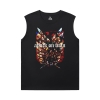 Tấn công vào Titan Tee Shirt Vintage Anime Sleeveless T Shirt Mens Gym