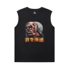 Hot Topic Anime Tshirt Attack on Titan Round Neck Sleeveless T Shirt