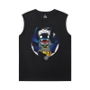 Chemises en coton Lilo Stitch Sleeveless Printed T Shirts Mens