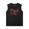 Camisa de instrumento musical qualidade Rock Sleeveless Running T Shirt