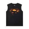 Camisas da Marvel Liga da Justiça Superman Mens Camiseta sem Mangas