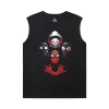 The Avengers Tshirts Marvel Spiderman Black Sleeveless T Shirt Hommes